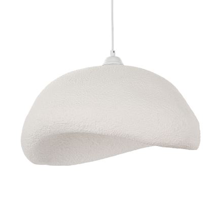 Brilagi - Lámpara colgante de cable WABI SABI 1xE27/40W/230V Ø 52 cm blanca