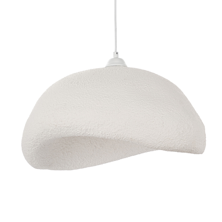 Brilagi - Lámpara colgante de cable WABI SABI 1xE27/40W/230V Ø 52 cm blanca