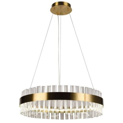 Brilagi - Lámpara colgante de cristal LED regulable HALO LED/40W/230V 3000-6500K Ø 60 cm + mando a distancia
