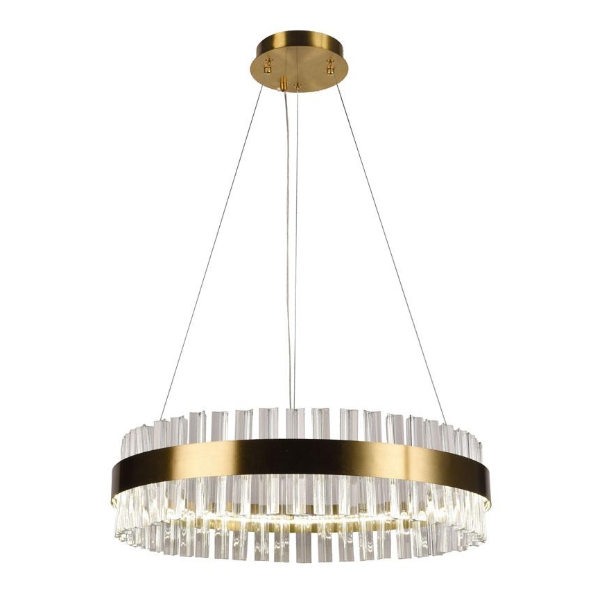 Brilagi - Lámpara colgante de cristal LED regulable HALO LED/40W/230V 3000-6500K Ø 60 cm + mando a distancia