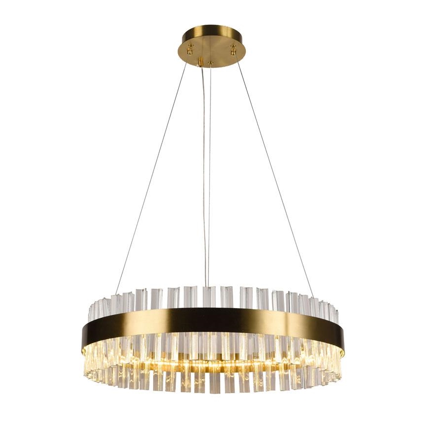 Brilagi - Lámpara colgante de cristal LED regulable HALO LED/40W/230V 3000-6500K Ø 60 cm + mando a distancia