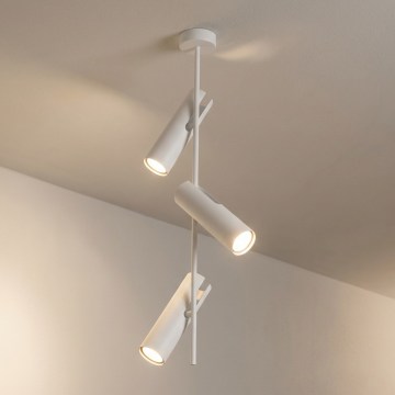 Brilagi - Lámpara colgante en varilla BRANCH 3xGU10/30W/230V blanca