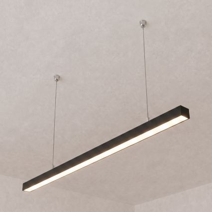 Brilagi - Lámpara colgante LED FULLDAY LED/30/40/50W/230V 2700/4000/6000K 150 cm negra