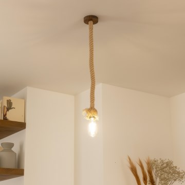 Brilagi - Lámpara colgante KOS 1xE27/60W/230V haya