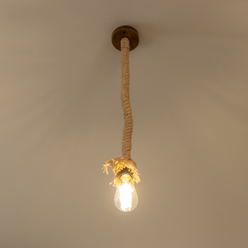 Brilagi - Lámpara colgante KOS 1xE27/60W/230V haya