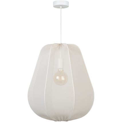 Brilagi - Lámpara colgante LED ARVEN con cable 1xE27/8W/230V Ø 37 cm blanca