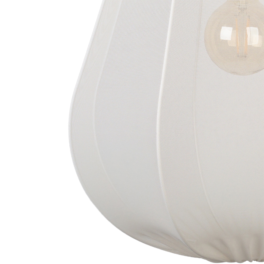Brilagi - Lámpara colgante LED ARVEN con cable 1xE27/8W/230V Ø 37 cm blanca