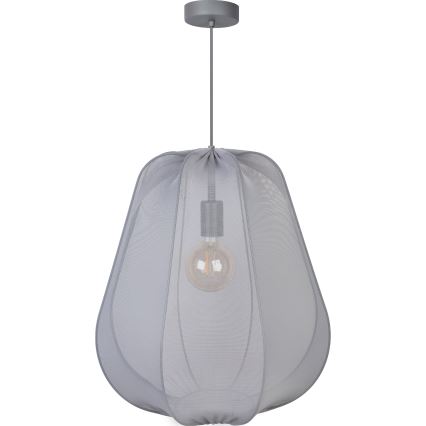 Brilagi - Lámpara colgante LED ARVEN con cable 1xE27/8W/230V Ø 37 cm gris