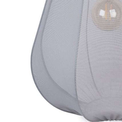 Brilagi - Lámpara colgante LED ARVEN con cable 1xE27/8W/230V Ø 37 cm gris