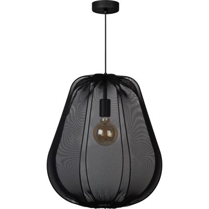 Brilagi - Lámpara colgante LED ARVEN con cable 1xE27/8W/230V Ø 37 cm negra