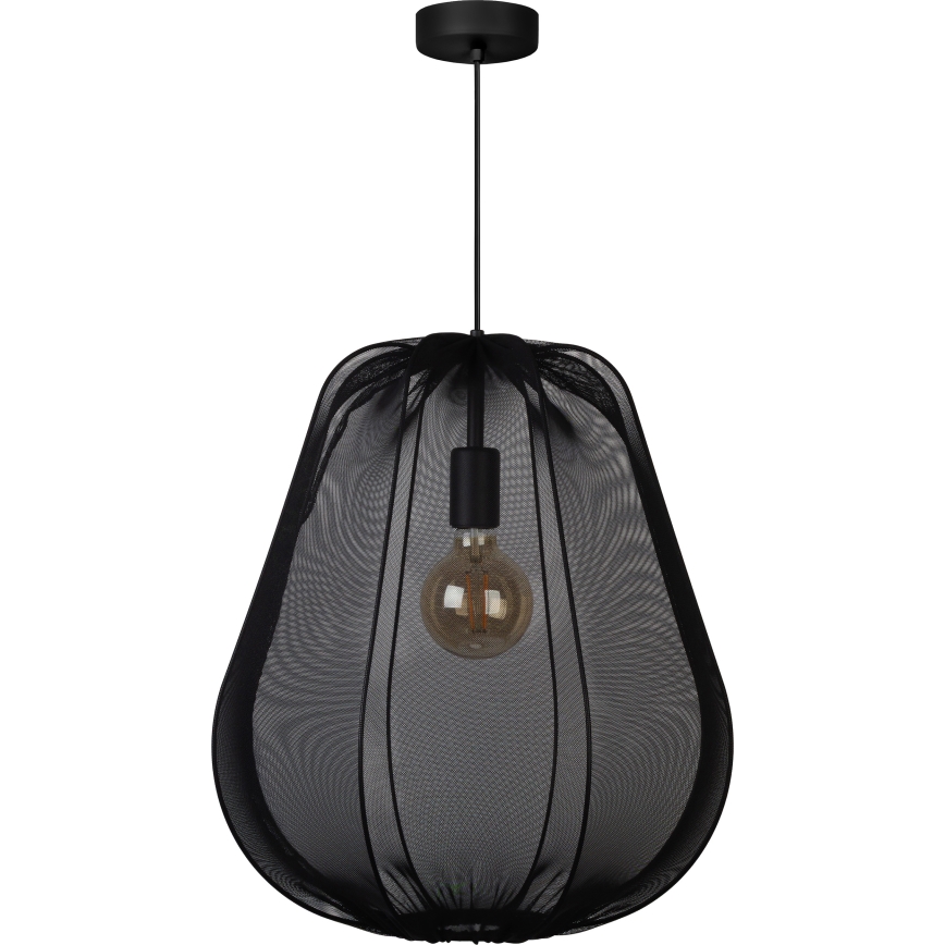 Brilagi - Lámpara colgante LED ARVEN con cable 1xE27/8W/230V Ø 37 cm negra