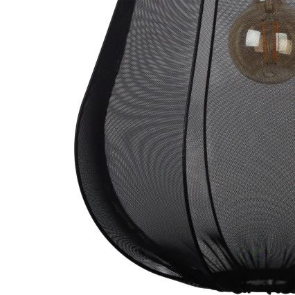 Brilagi - Lámpara colgante LED ARVEN con cable 1xE27/8W/230V Ø 37 cm negra
