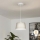Brilagi - Lámpara colgante LED CERIA 1xE27/40W/230V, diámetro 25 cm, gris