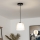Brilagi - Lámpara colgante LED CERIA, 1xE27/40W/230V, Ø 20,5 cm, gris