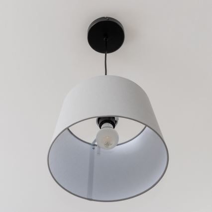 Brilagi - Lámpara colgante LED CERIA 1xE27/40W/230V Ø 30 cm, gris