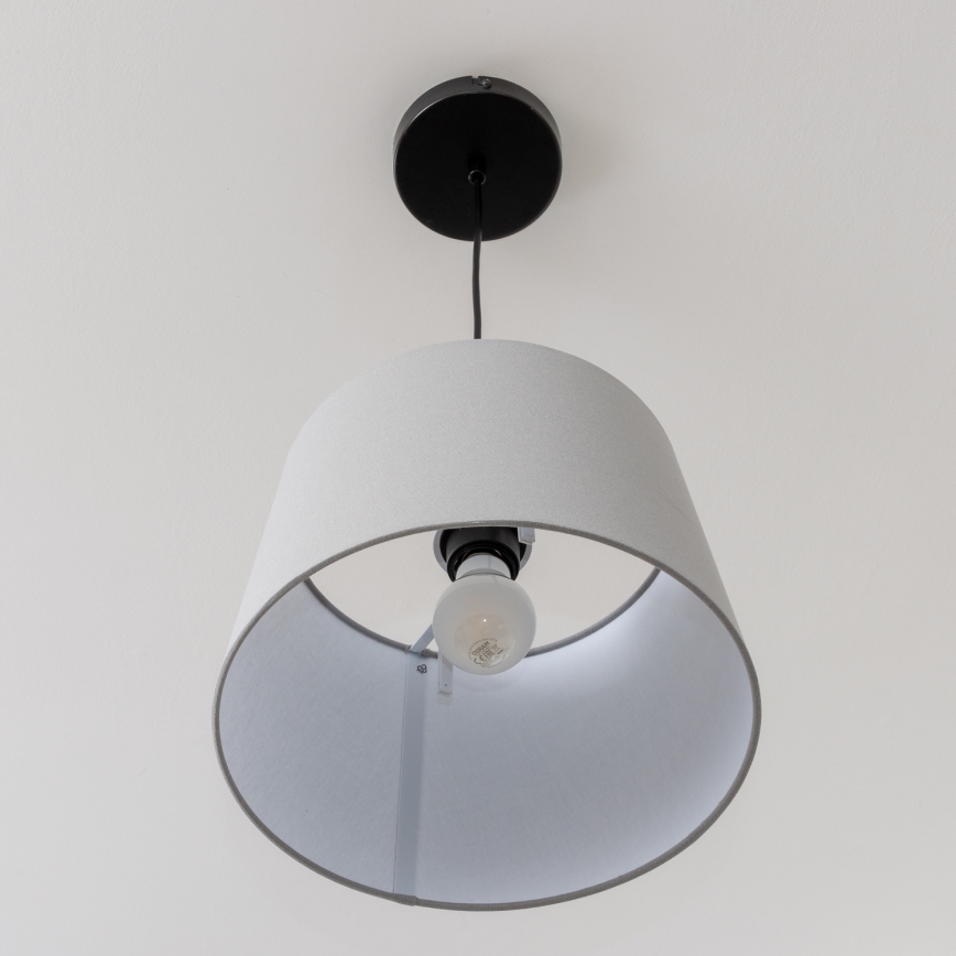 Brilagi - Lámpara colgante LED CERIA 1xE27/40W/230V Ø 30 cm, gris