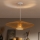 Brilagi - Lámpara colgante LED CERIA BOHO, 1x casquillo E27 (máx. 40 W) / 230 V, diámetro 70 cm, blanco/marrón