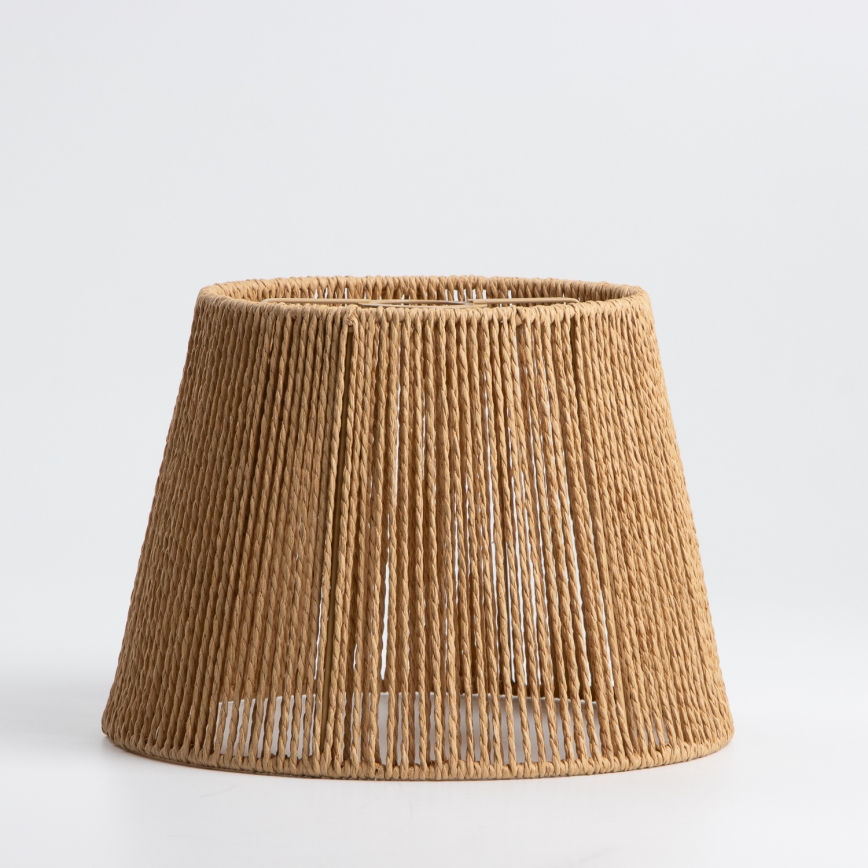 Brilagi - Lámpara colgante LED CERIA BOHO 1xE27/40W/230V Ø 28 cm marrón