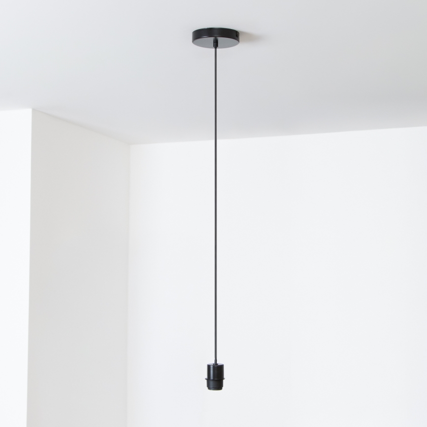 Brilagi - Lámpara colgante LED CERIA BOHO 1xE27/40W/230V Ø 40 cm rafia