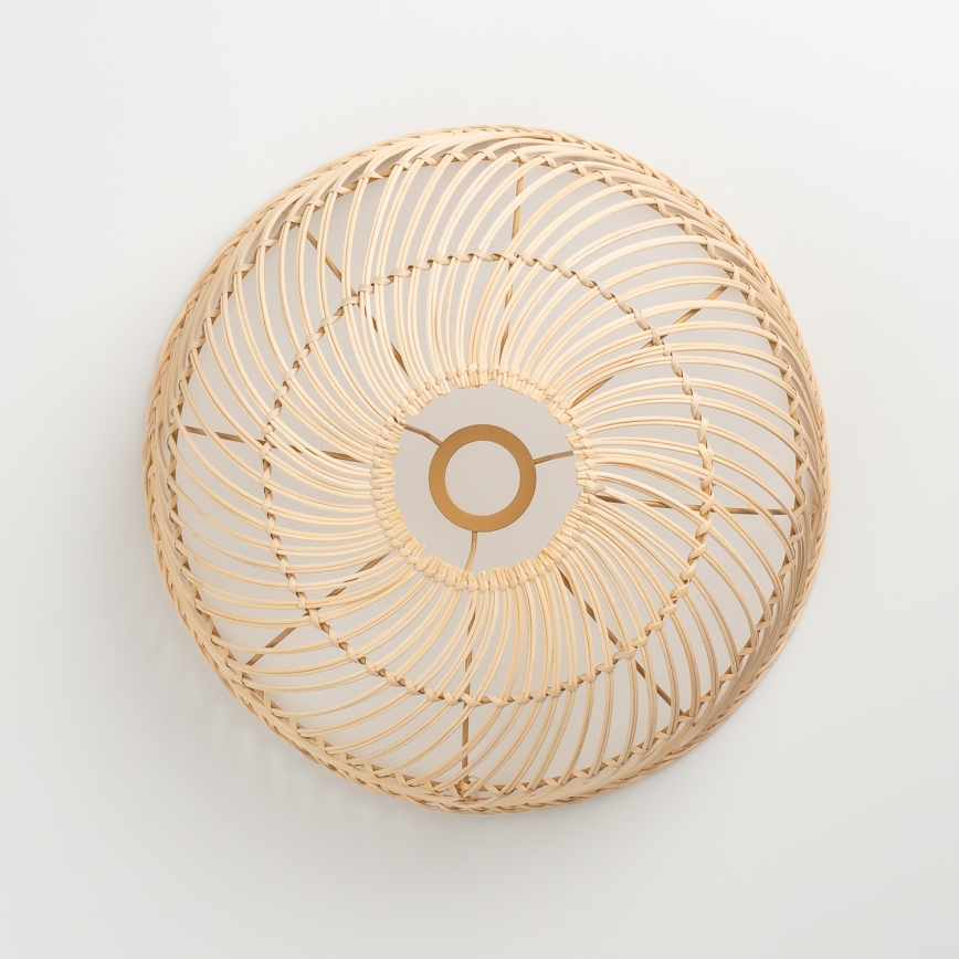 Brilagi - Lámpara colgante LED CERIA BOHO con cable, 1xE27/40W/230V, Ø 40 cm, ratán