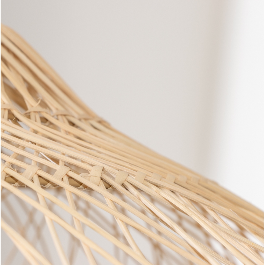 Brilagi - Lámpara colgante LED CERIA BOHO con cable 1xE27/40W/230V Ø 70 cm bambú