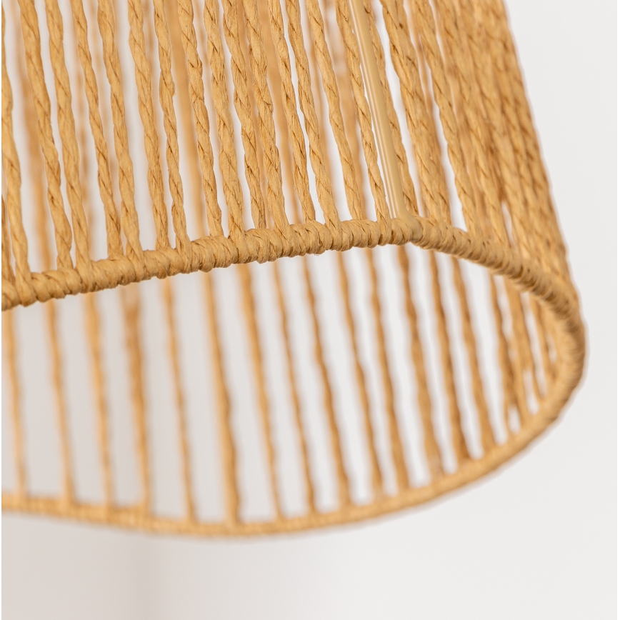 BRILAGI - Lámpara colgante LED CERIA BOHO con cable 1xE27/40W/230V Ø 70 cm marrón
