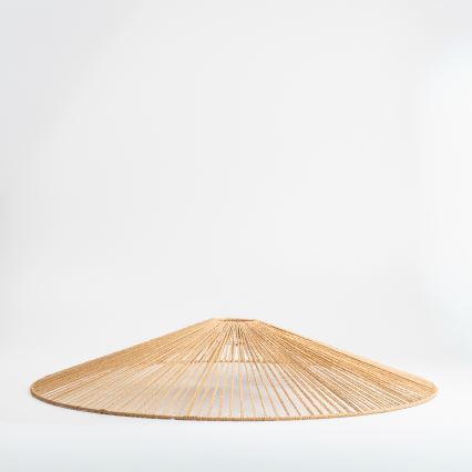 Brilagi - Lámpara colgante LED CERIA BOHO en cable 1xE27/40W/230V Ø 90 cm marrón
