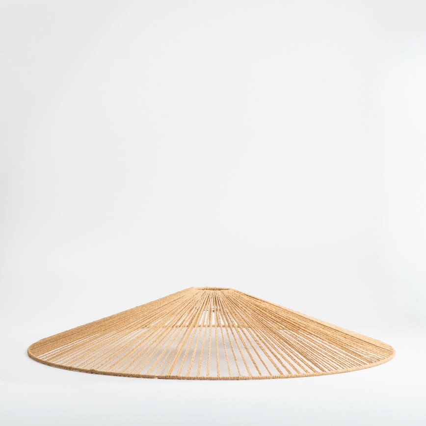 Brilagi - Lámpara colgante LED CERIA BOHO en cable 1xE27/40W/230V Ø 90 cm marrón