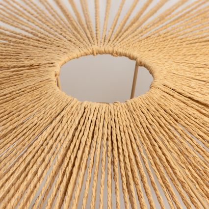 Brilagi - Lámpara colgante LED CERIA BOHO en cable 1xE27/40W/230V Ø 90 cm marrón