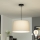 Brilagi - Lámpara colgante LED CERIA con cable, 1xE27/40W/230V, diámetro 45 cm, beige