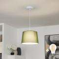 Brilagi - Lámpara colgante LED CERIA con cable 1xE27/40W/230V Ø 30 cm, verde