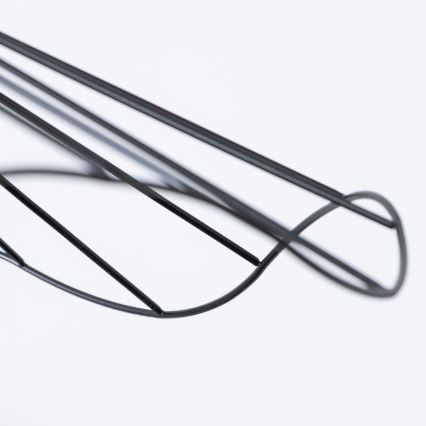 Brilagi - Lámpara colgante LED CERIA WIRE con cable 1xE27/40W/230V Ø 60 cm negra