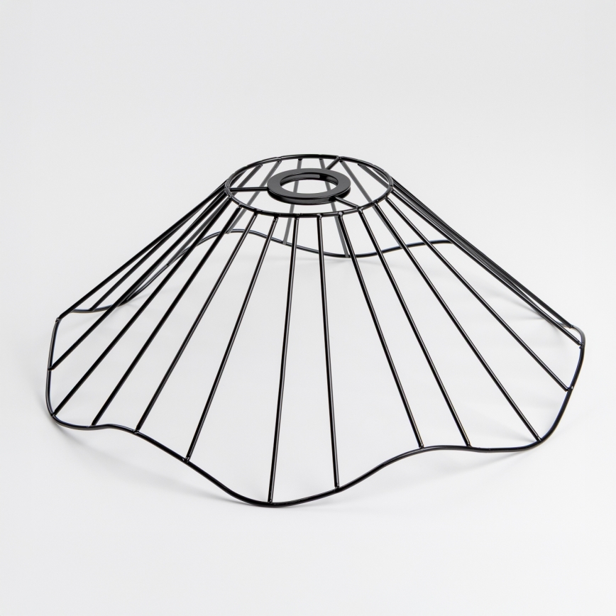 Brilagi - Lámpara colgante LED CERIA WIRE suspendida en cable 1xE27/40W/230V diámetro 40 cm negra