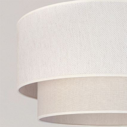 Brilagi - Lámpara colgante LED con cable BOHO ECO 1xE27/10W/230V, diámetro 40 cm, color crema