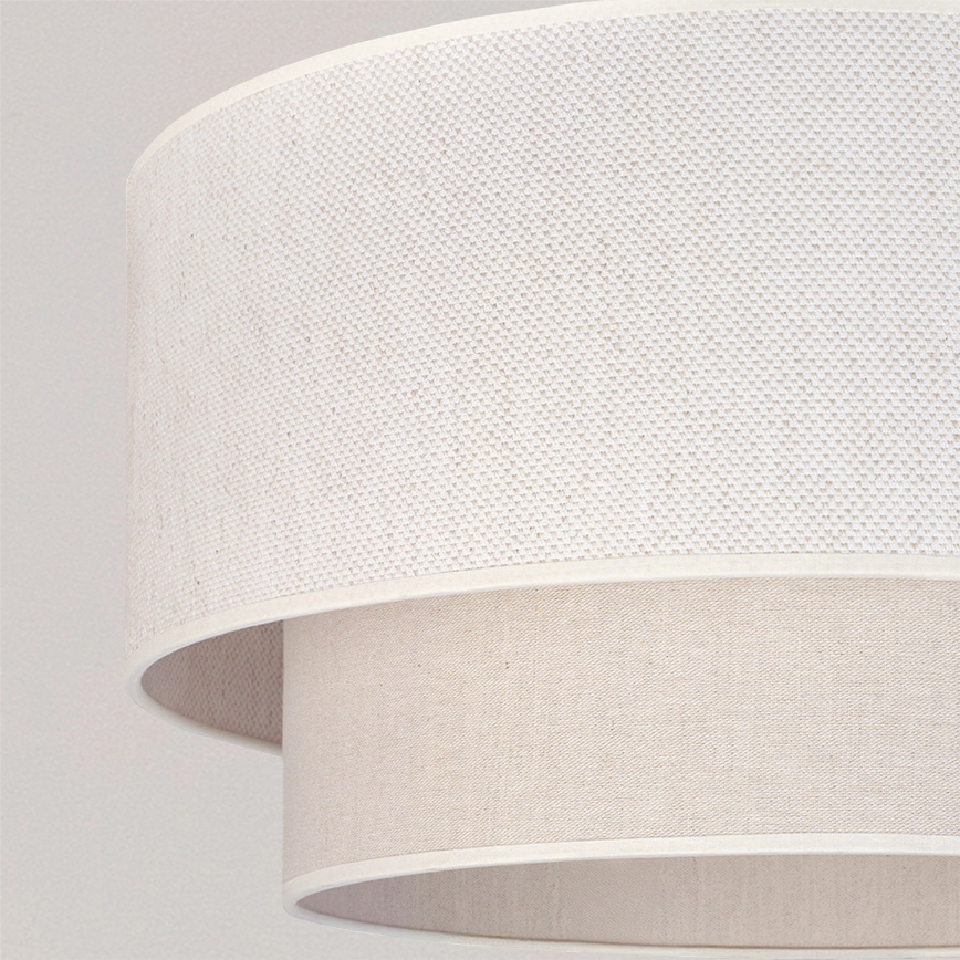 Brilagi - Lámpara colgante LED con cable BOHO ECO 1xE27/10W/230V, diámetro 40 cm, color crema