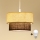 Brilagi - Lámpara colgante LED con cable BOHO STYLE 1xE27/15W/230V diámetro 25 cm crema/marrón