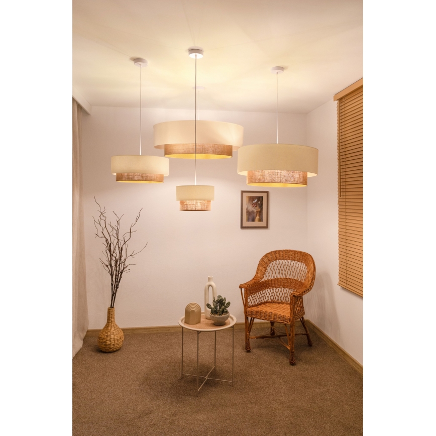 BRILAGI - Lámpara colgante LED con cable BOHO STYLE 3xE27/15W/230V Ø 60 cm