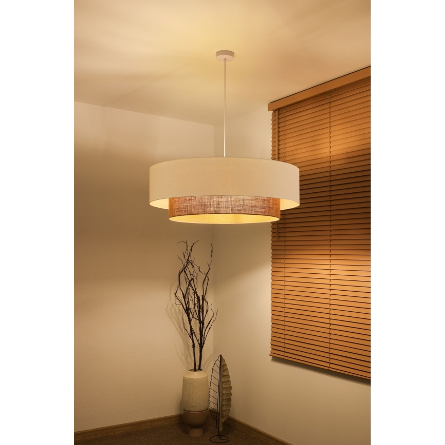 Brilagi - Lámpara colgante LED con cable BOHO STYLE 3xE27/15W/230V Ø 80 cm