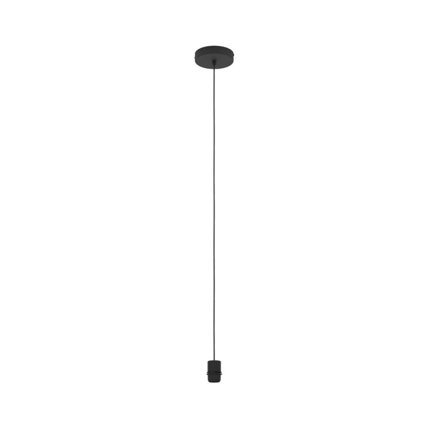 Brilagi - Lámpara colgante LED con cable CERIA 1xE27/40W/230V Ø 30 cm negro/beige/blanco