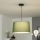 Brilagi - Lámpara colgante LED con cable CERIA 1xE27/40W/230V Ø 45 cm verde