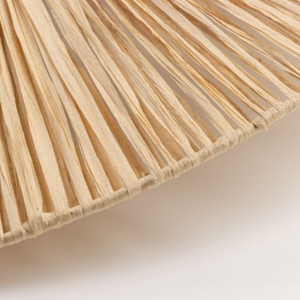 Brilagi - Lámpara colgante LED con cable CERIA BOHO 1xE27/40W/230V diámetro 60 cm rafia