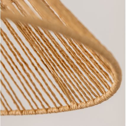 Brilagi - Lámpara colgante LED con cable CERIA BOHO 1xE27/40W/230V, diámetro 70 cm, marrón