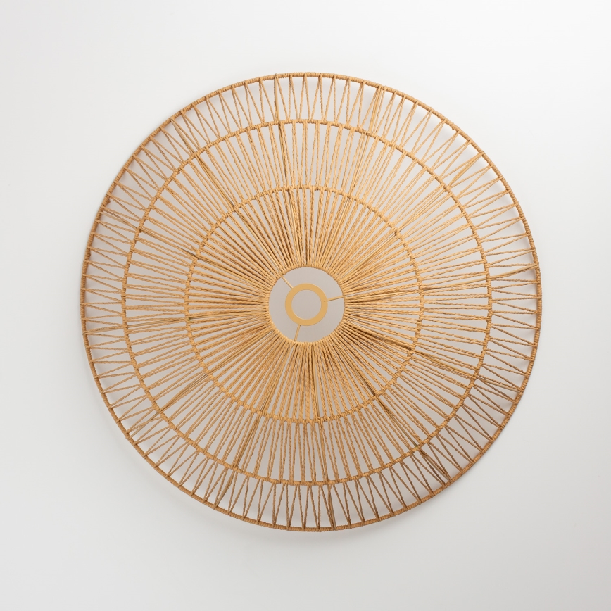 Brilagi - Lámpara colgante LED con cable CERIA BOHO 1xE27/40W/230V, diámetro 70 cm, marrón