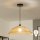 Brilagi - Lámpara colgante LED con cable CERIA BOHO 1xE27/40W/230V Ø 50 cm marrón