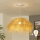 Brilagi - Lámpara colgante LED con cable CERIA BOHO 1xE27/40W/230V Ø 60 cm de rafia