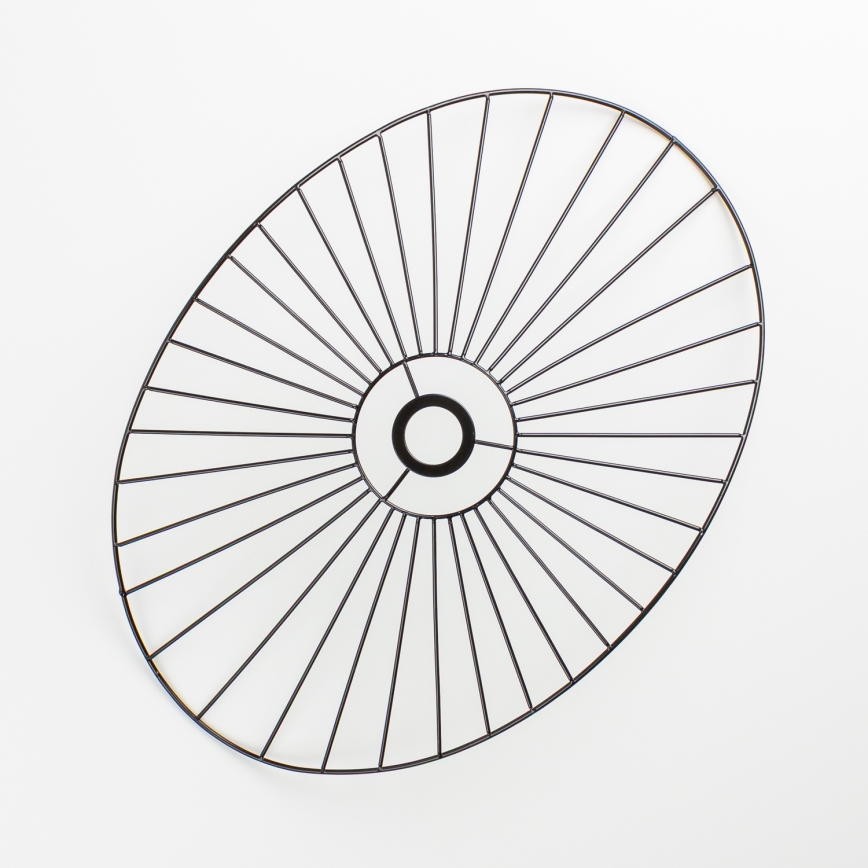 Brilagi - Lámpara colgante LED con cable CERIA WIRE 1xE27/40W/230V 40x56 cm negra