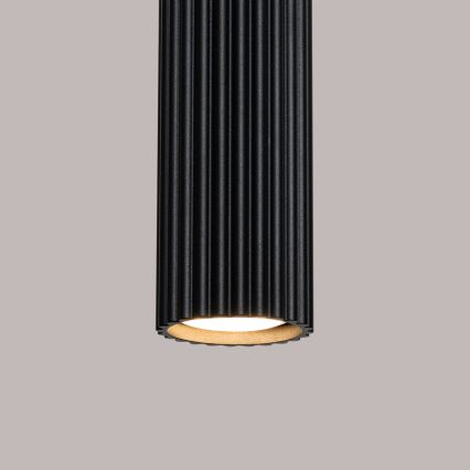 Brilagi - Lámpara colgante LED con cable CRESTO 1xGU10/10W/230V negra