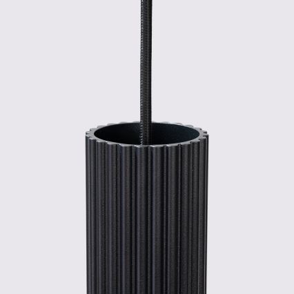 Brilagi - Lámpara colgante LED con cable CRESTO 1xGU10/10W/230V negra