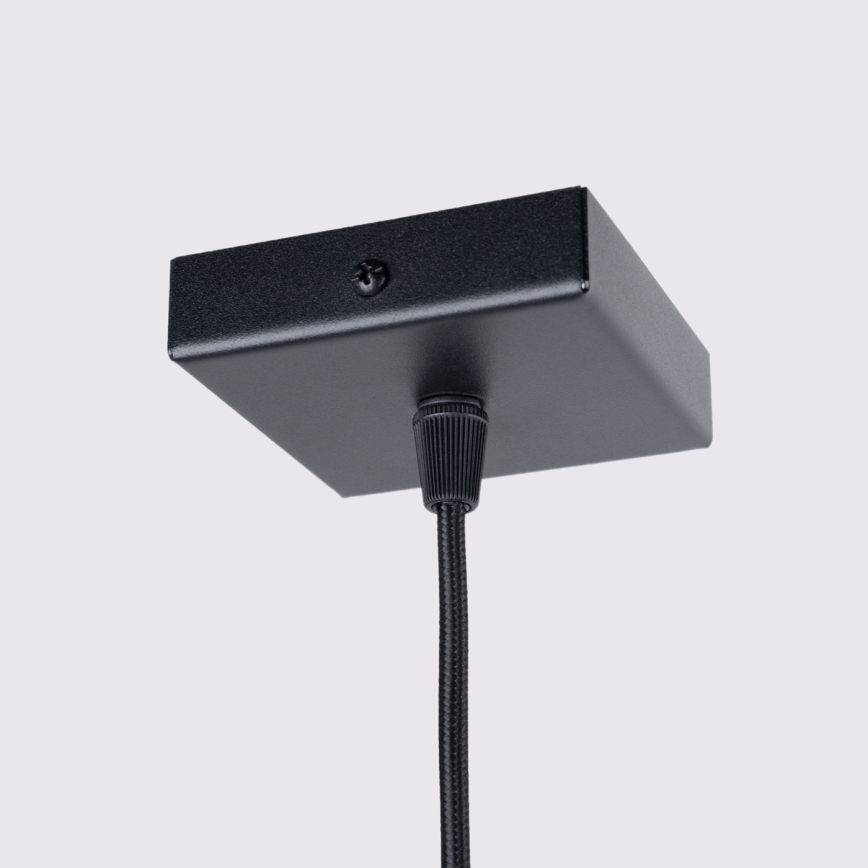 Brilagi - Lámpara colgante LED con cable CRESTO 1xGU10/10W/230V negra