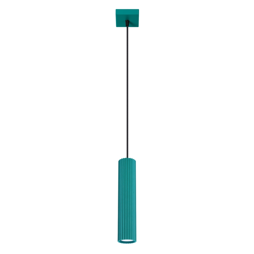 Brilagi - Lámpara colgante LED con cable CRESTO 1xGU10/10W/230V turquesa
